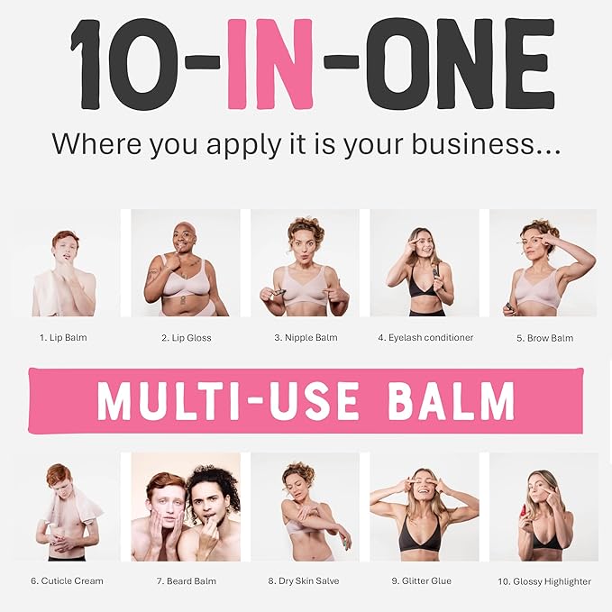 Dr. Lipp Original Nipple Balm 6x0.27fl oz/8ml – 10-in-ONE Multi-Purpose Moisturizer for Dry Skin, Lips, Hair, Cuticles & More – 100% Natural Lanolin Nipple Cream & Lip Balm – Fragrance & Cruelty Free