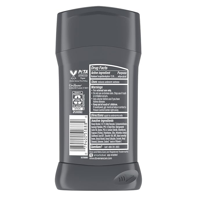 DOVE MEN + CARE Antiperspirant 3 Pack Sportcare Fresh Deodorant for Men 2.7 oz