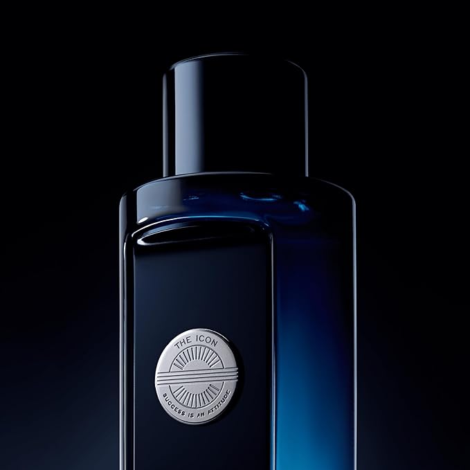 Banderas The Icon Eau De Toilette For Men - Long Lasting - Virile, Elegant, Trendy And Sexy Scent - Wood, Amber, And Sandalwood Notes - Ideal For Special Events - 3.4 Fl Oz