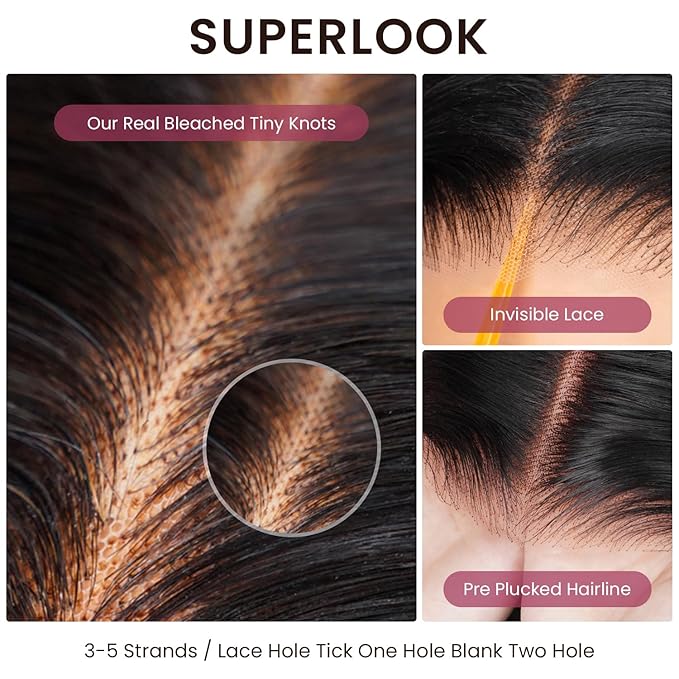 240% Density Human Hair Wig 13X4 HD Lace Front Wigs Human Hair Upgraded 12A Body Wave Wig Pre Cut Lace Real Bleached Tiny Knots 22inch