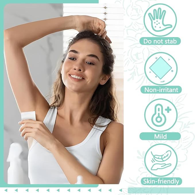 Travel Deodorant 300 pieces of Antiperspirant deodorant Wipes And Body Wipes Individually Wrap Hypoallergenic Mini Deodorant Underarm Sweating And Travel To Clean Skin For Female Male Teenagers