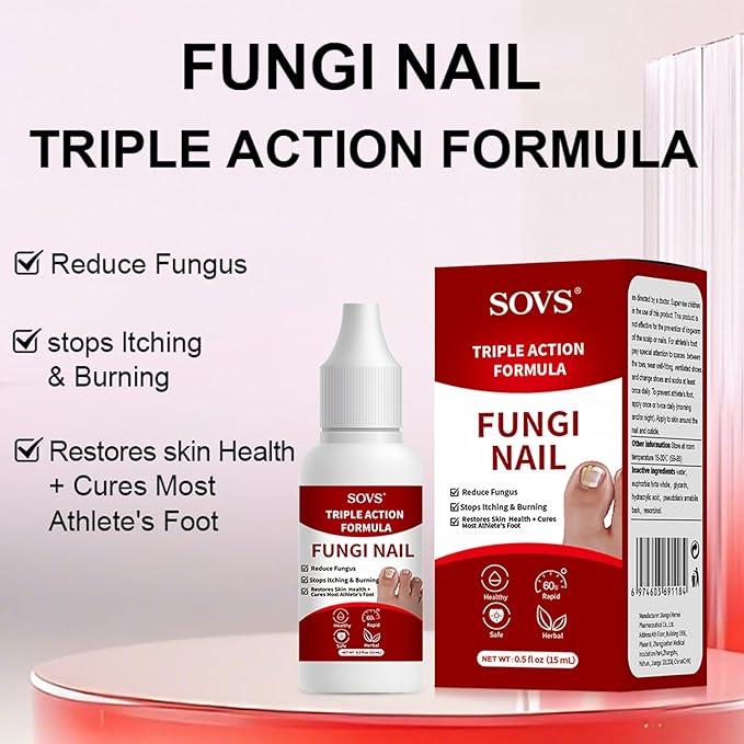 Toenail Treatment,Gentle Formula, Effectively Improves Nails for a More Beautiful Appearance (1Pcs, 1 oz)