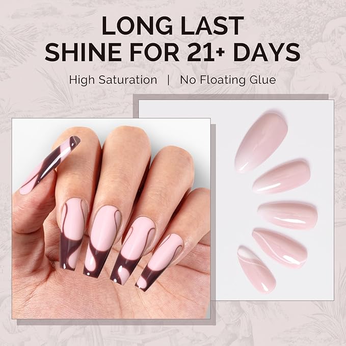 MelodySusie 15ML Milky Pink Gel Nail Polish,Macaron Color Nails Soak Off UV LED Creamy Nude Pink Gel Polish Gift for Women Nail Art Manicure Salon DIY Nail Design Decoration at Home-A2402