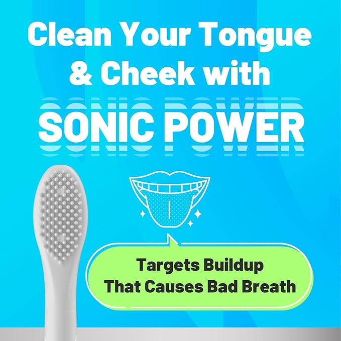 Japanese Brand Whitening Replacement Toothbrush Heads, Compatible with Philips Sonicare Click-on Handles, 4 Pack, Medium, with Tongue Cleaner (CA668, White)
