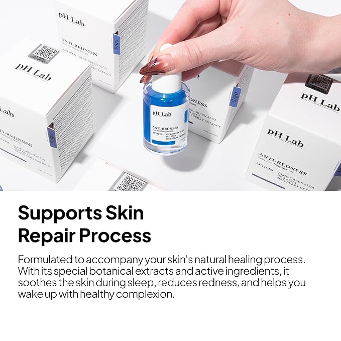Anti Redness Serum, Reduces Capillary Cracks Appearance, Evens Skin Tone, Skin Soothing and Redness Reform Serum, 1.01 Fl Oz (Pack of 2)