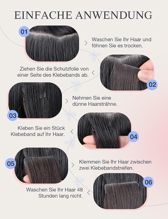 DOORES Invisi Edge Human Hair Tape in Extensions, Platinum Blonde 10 Injection Tape-ins with 10 Injection Tape-ins 50g 16 Inch, Injected Tape in Virgin Human Hair Straight
