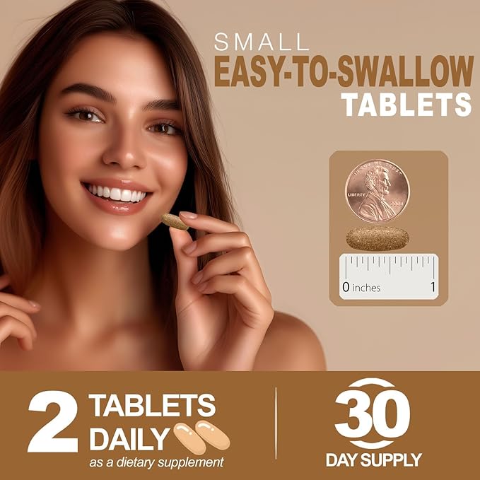 DHT Blocker – Herbal Formula with Saw Palmetto, Fo-Ti & Beta-Sitosterol – Supports Hair Regrowth & Gray Hair Reversal – Non-GMO, Vegetarian - 60 Tablets - Pack of 3