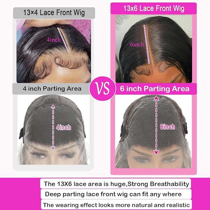 IUPin 250% Density 13x6 HD Lace Front Wigs Human Hair 28 Inch Body Wave Lace Frontal Wigs for Black Women HD Transparent Lace Wear and Go Glueless Wigs Human Hair Pre Plucked with Baby Hair
