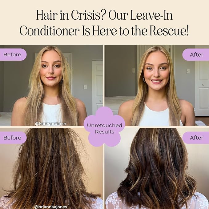 INH Emergency Revival Spray | Leave In Conditioner Spray | Hair Shine & Detangler Spray for Frizz Control & Dry, Damaged Hair | Smoothing & Volumizing Mist with a Gloss Finish | Travel Size, 4oz