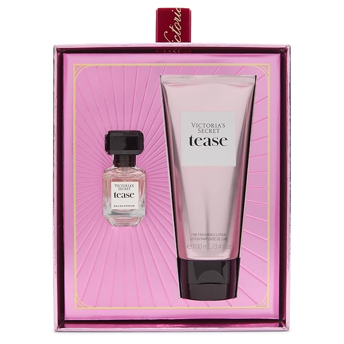Victoria's Secret Tease Mini Fragrance Duo Gift Set, Eau de Parfum & Travel Lotion