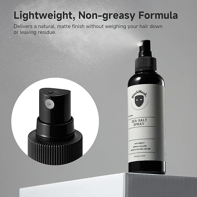 Sea Salt Spray for Men – Natural Volume & Texture, Lightweight Hold, Effortless Style