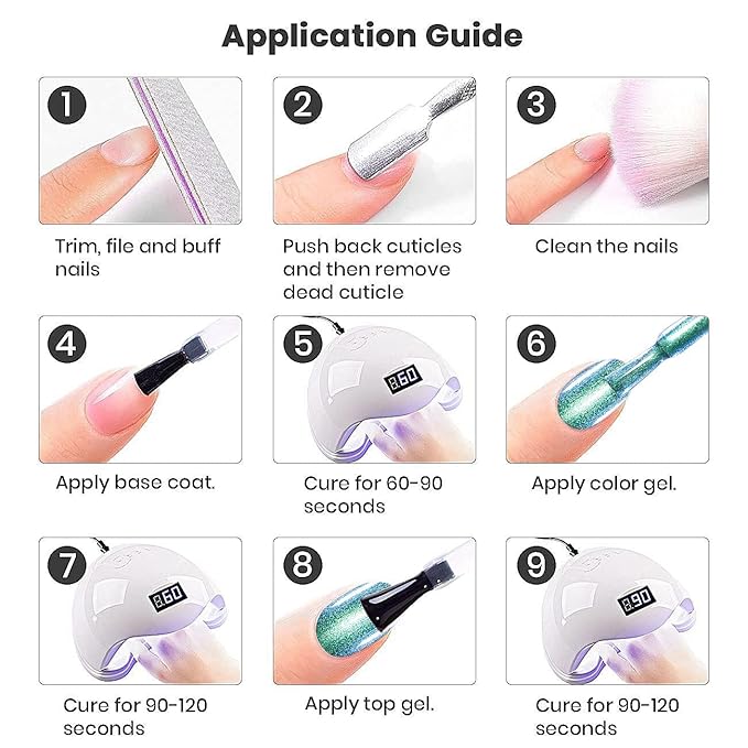RARJSM Chameleon Glitter Gel Nail Polish Blue to Green Color Changing Pigments Gel Polish 15ML Multichrome Holographic Sparkle Shimmer Nail Gel Varnish Soak Off Curing Requires DIY at Home Salon