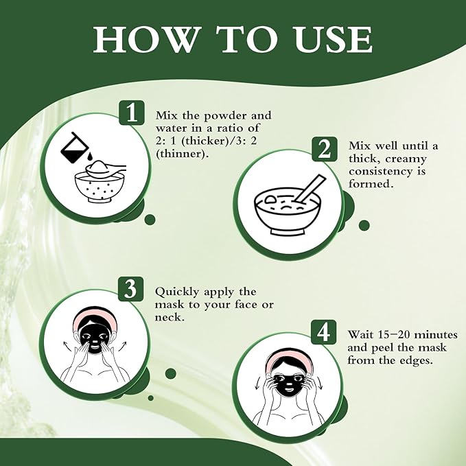 Powder Jelly Mask for Facials Professional, Peel Off Facial Mask for Hydrating & Moisturizing, Christmas Hydrojelly Mask Gifts for Women Men, Home DIY Spa Use for All Skin with Tea Tree