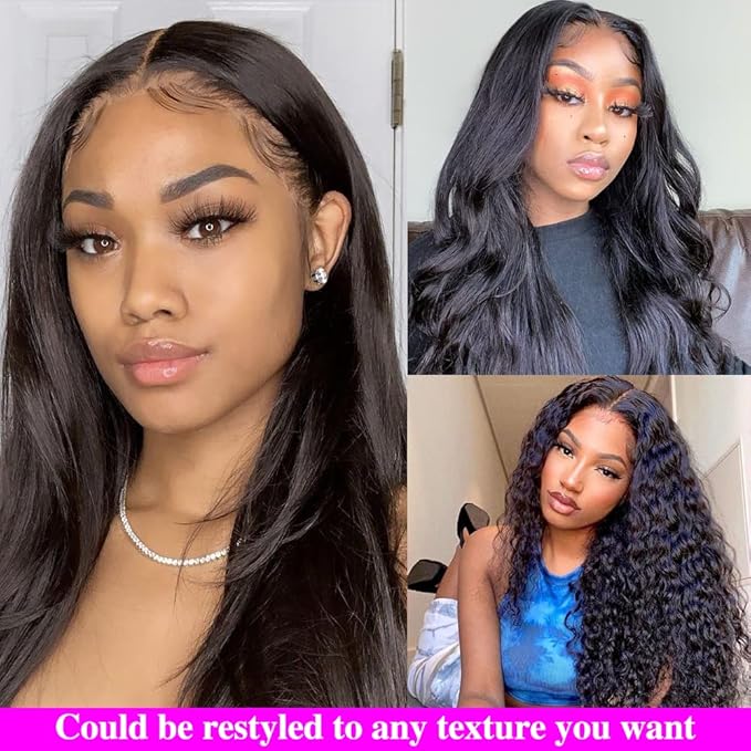 Kerriana 20 22 24 26 Inch 4 Bundles Human Hair Straight, Brazilian Hair Bundles Unprocessed Virgin Remy Human Hair Sew In Bundles Straight Natural Color