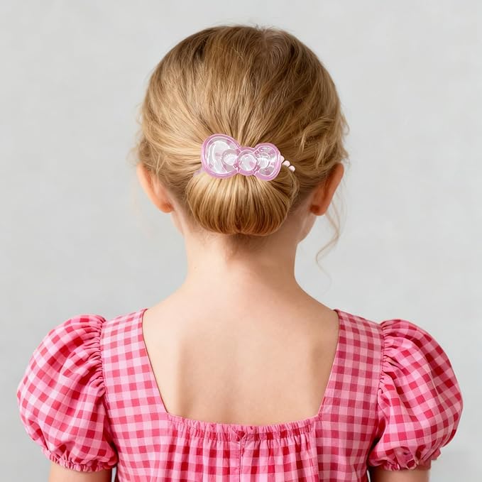 Pink Coquette Bow Hair Accessories Gift Set Includes Hair Clips,Hair Bow,Hair Ties,perfect for Christmas,Birthdays,Parties,Sleepovers & Makeovers