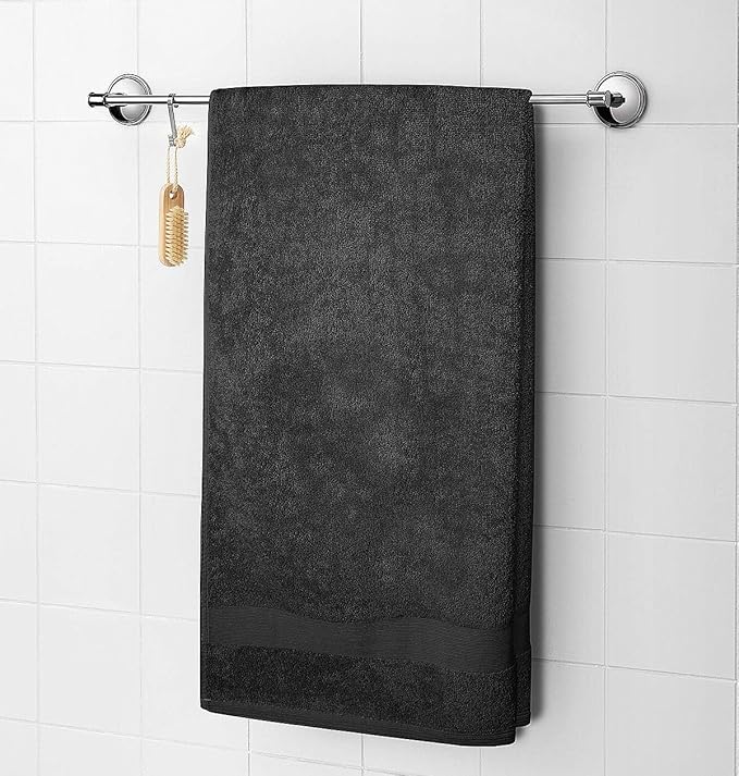 Softolle Luxury Bath Towels Set of 4 (27” x 54”) | Towels for Bathroom | Super Soft | Highly Absorbent Towels for Home, Spa, Gym (Grey)