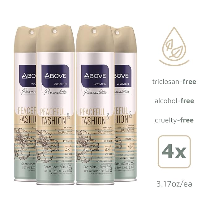 48 Hours Personalities Antiperspirant Deodorant Set - Peaceful and Fashion Women 4 pc