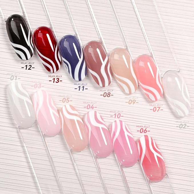 Born Pretty Jelly Black Gel Nail Polish Translucent Halloween Spider Nail Gel Soak Off Hema-Free Gel Polish U V Light Cure for Nail Art DIY 15ML