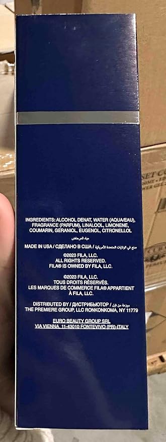 FILA Eau de Toilette – Cool, Clean Cologne for Men with Bergamot, Cardamom and Cedarwood – Long Lasting, Sporty Mens Cologne in Sleek Bottle – 3.4 oz