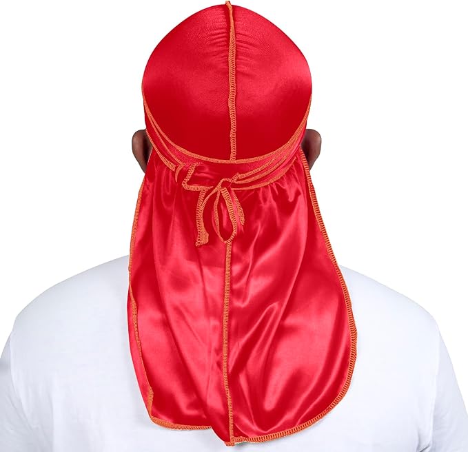 ForceWave Silky Durag for Men Wave Cap Satin Dorag for Men Women 360 Wave