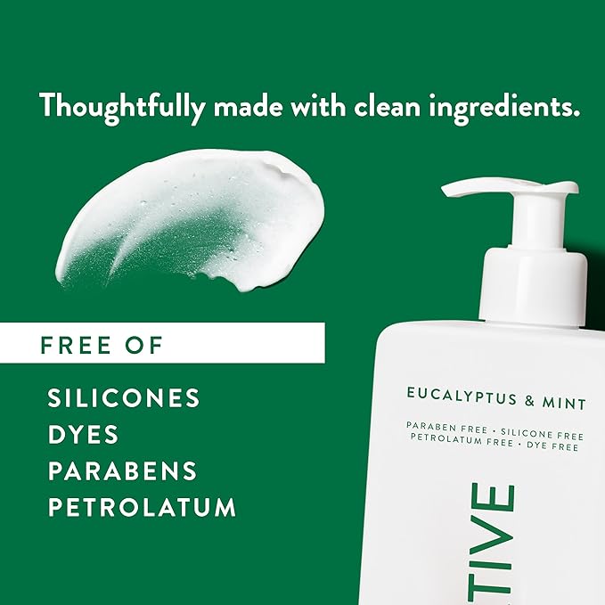 Native Body Lotion Contains Naturally Derived Plant-Based Moisturizers for Women and Men | Restores Dry Skin, Eucalyptus & Mint, 16.5 fl oz