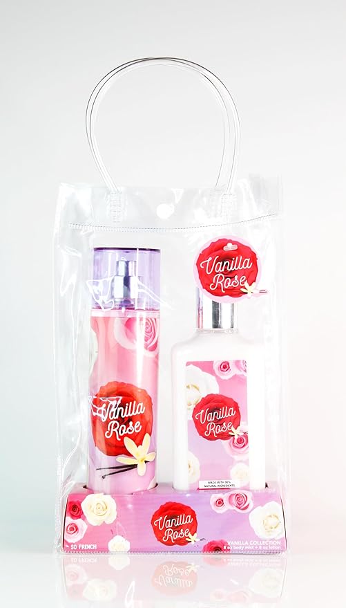 Vanilla Collection Body Mist and Lotion Set (Vanilla Rose)