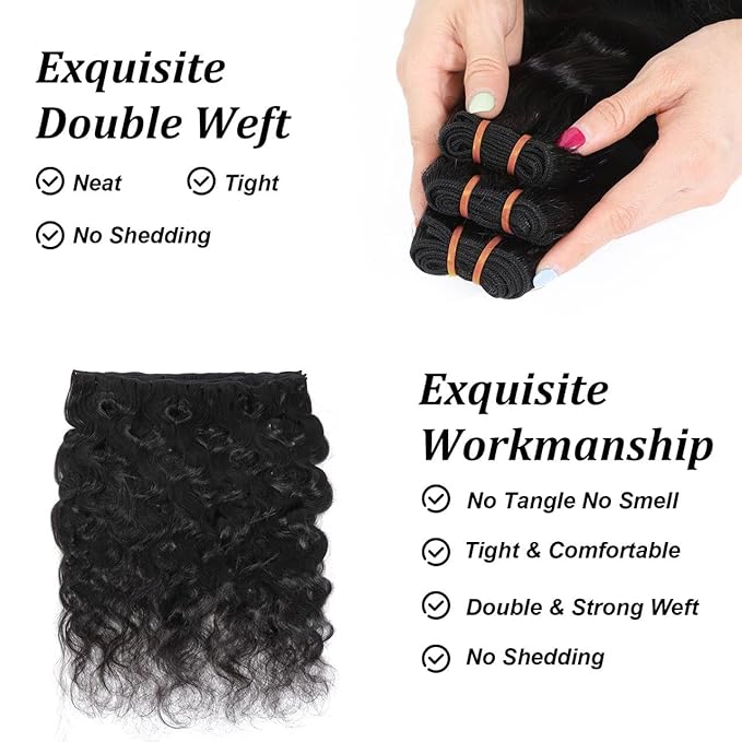 16A Raw Body Wave Human Hair Bundles Human Hair 100% Unprocessed Brazilian Boutique Virgin Hair Extensions,Double Wefts,Triple Lifespan (Body Wave 3 Bundle, 16 16 16 inch)