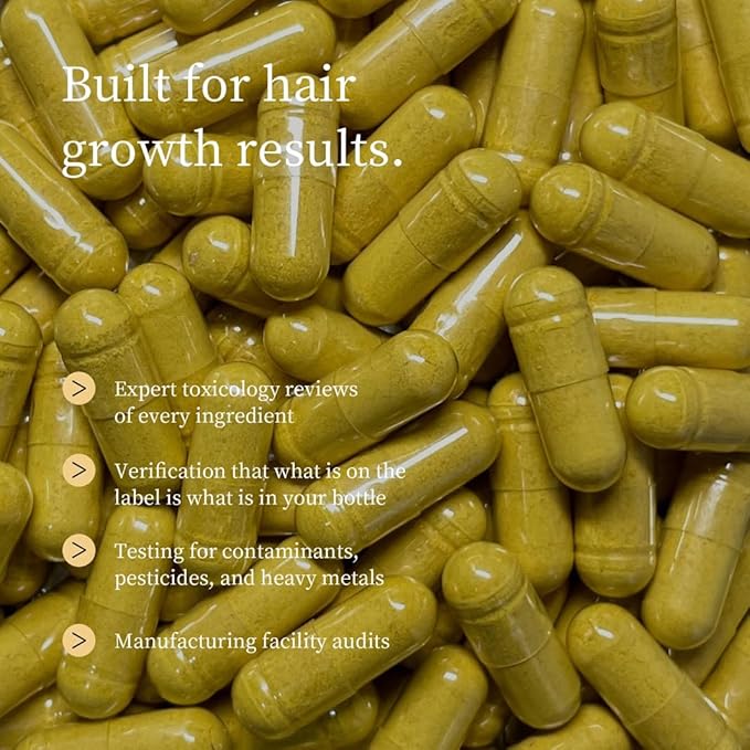 Women’s Hair Growth Skin & Nails Vitamins with Biotin 10,000 mcg, Collagen, Keratin, MSM & Bamboo Extract Drug-Free Formula for Thicker Hair, Strong Nails & Glowing Skin 120 Capsules, 1-Month Supply