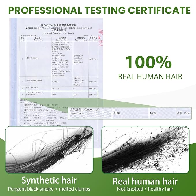 HAIR Real Human Hair Toppers for Women 150 Density 6x7inch 75 grams 16 inch medium dark brown for Women with Thinning Crown