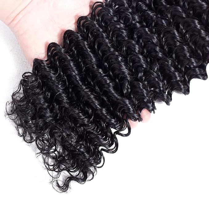 Bundles Human Hair Deep Wave Bundles Human Hair 24 inch Wet and Wavy Bundle Deep Wave Single Bundle 100g