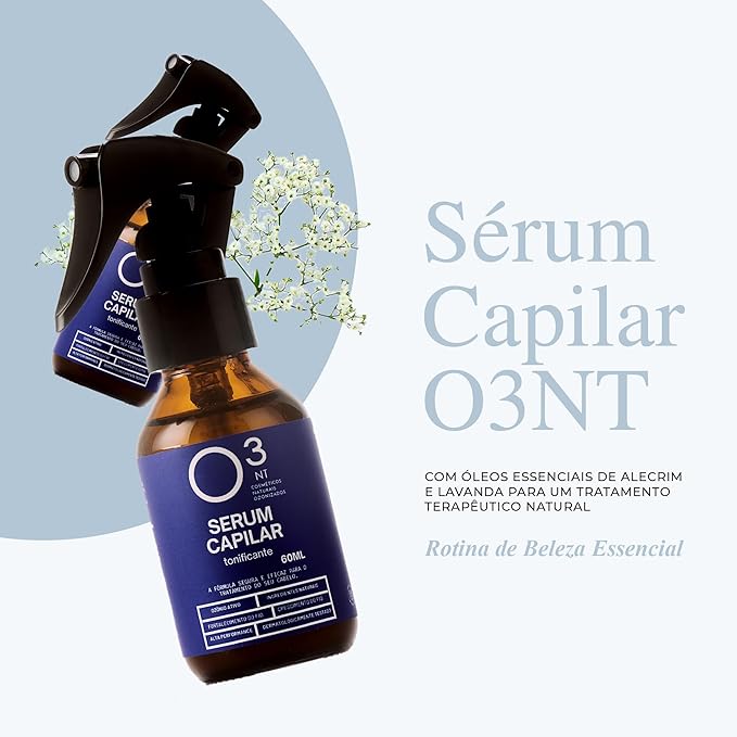 Toning Hair Serum - Active Ozone & Natural Ingredients - Shedding Reduction - Dermatologically Tested - 2.03 Fl Oz