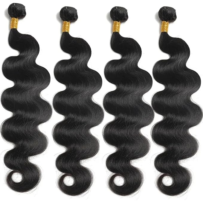 12 A Human Hair Bundles 16 18 20 Inch Body Wave Curly Bundles Human Hair 100% Unprocessed Brazilian Raw Virgin Hair 3 Bundles Body Wave Natural Color