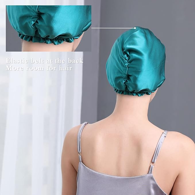 DAISYSILK 100 Pure Mulberry Silk Hair Bonnet for Sleeping Silk Hair Wrap for Women