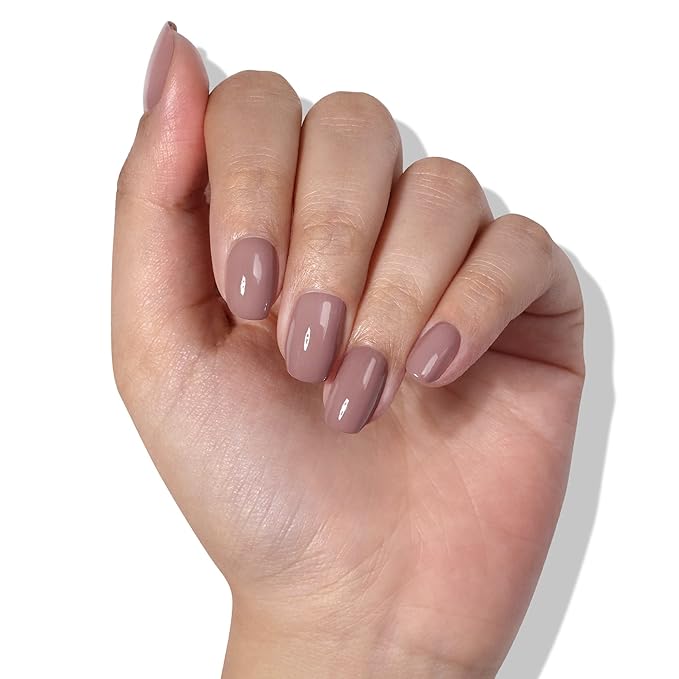 LONDONTOWN lakur Nail Polish - Chip-Resistant, Non-Toxic, Conditions & Hydrates Nails | Glossy Taupe Brown, Chai, .40 fl oz