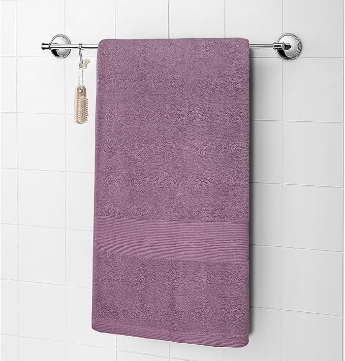 Softolle Luxury Bath Towels Set of 4 (27” x 54”) | Towels for Bathroom | Super Soft | Highly Absorbent Towels for Home, Spa, Gym (Purple Ash)