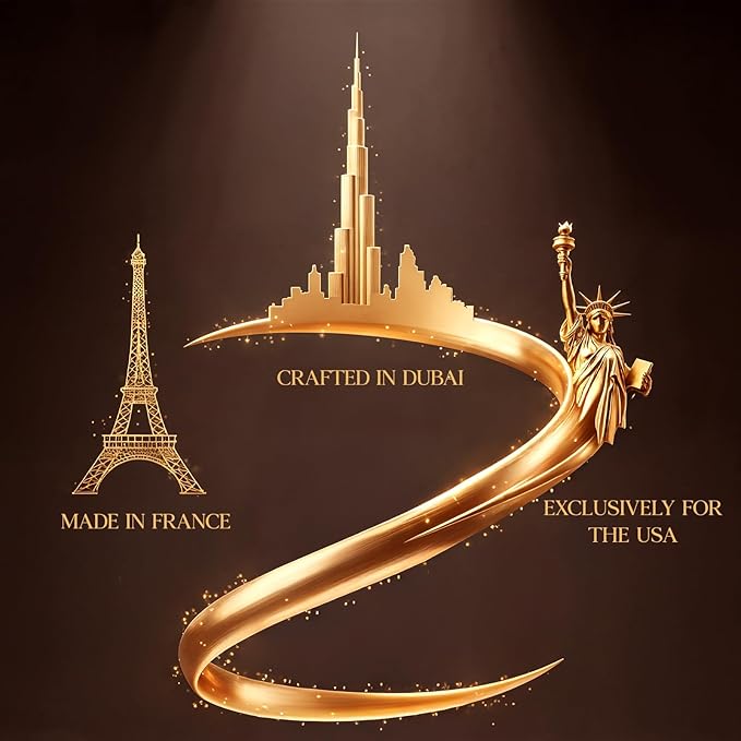 Ajmal Cuir Vanille Eau de Parfum for Men – 3.4 fl oz / 100 ml | Luxuary Vanilla Perfume | Long Lasting French Blend with Leather, Amber & Musk | | Made in France | Crafted in Dubai | Exclusive for USA