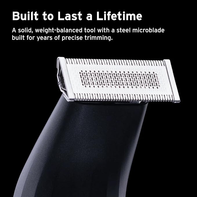 SUPPLY Trimmer Replacement Blades for Men, 2-Pack – Stainless Steel Foil Heads Compatible with The SUPPLY Beard & Body Trimmer – Wet & Dry Use