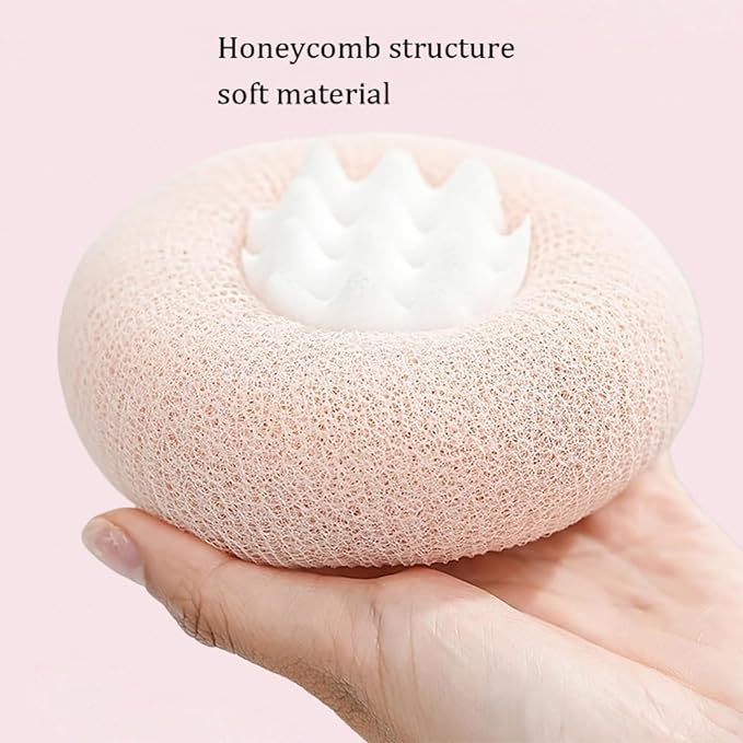 Super Soft Sunflower Suction Cup Bath Ball,2025 Upgrade Suction Cup Super Soft Bath Sponge Flower，Skin-Friendly and Comfortable Sunflower Suction Cup Bath Ball，Men's and Women's Shower（4pcs）