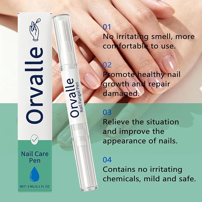 Orvalle Nail Fungus Pen, Nail Growth Treatment Repair Serum Twist Pen Activator for Repair & Strengthener (3)