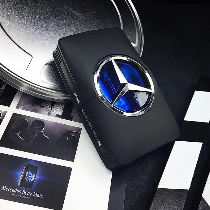 Mercedes Benz Man - Elegant Fragrance With Sensual, Floral, Woody Notes - Mesmerize The Senses With Original Luxury Men’s Eau De Toilette Spray - Endless Day Through Night Scent Payoff - 1.7 OZ