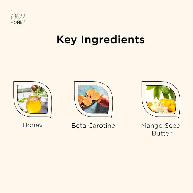 Hey Honey Skincare Mango Herbal Mineral Scrub Dead Sea Salt Exfoliator for Body & Face | Gently Buffs, Smooths & Hydrates Skin | Cruelty-Free, Paraben-Free, Vegetarian | 6.7 oz