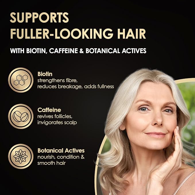 ThickTails Stimulating Hair Conditioner for Women | Biotin, Caffeine & Botanical Extracts | Sulphate-Free, Paraben-Free, Vegan | 8.45 fl oz