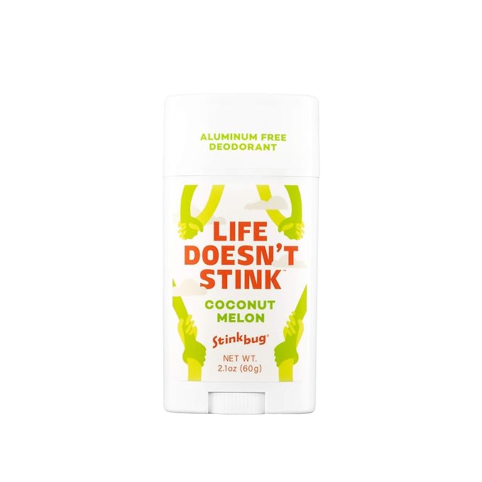 Natural Deodorant By Stinkbug, All Natural Deodorant with Coconut Oil and Natural Scents, Summer Variety Scents 3 Pack