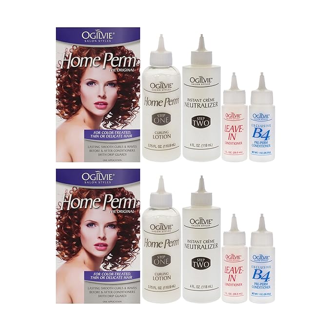 Ogilvie Salon Styles Home Perm The Original - For Color Treated, Thin, or Delicate Hair - 2 pc