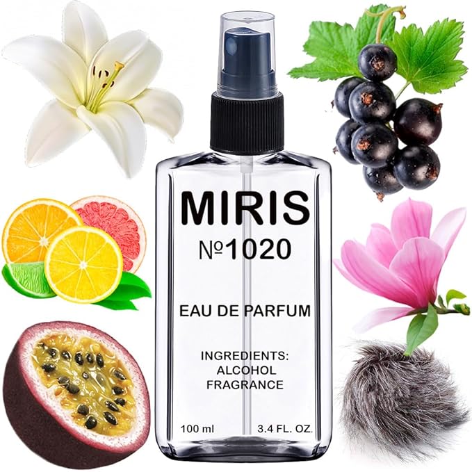 MIRIS No. 1020, Inspired by Pretty Fruity, Long-Lasting Unisex Eau de Parfum for Women & Men, Spray 3.4 Fl Oz / 100 ml