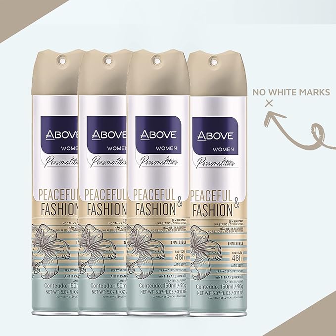48 Hours Personalities Antiperspirant Deodorant Set - Peaceful and Fashion Women 4 pc