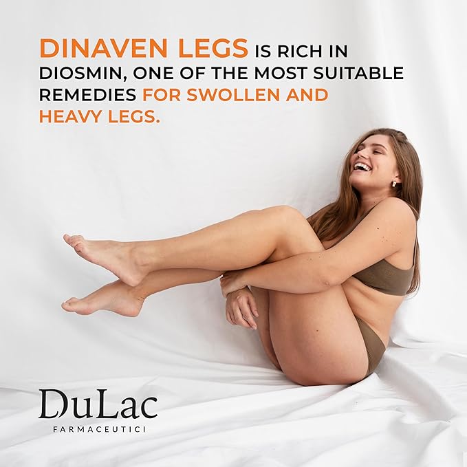 DULÀC FARMACEUTICI 1982 Dulac Dinaven Legs Cooling Cosmetic Gel With Natural Botanical Elements Lightweight Daily Leg Care Fast Absorbing Body Formula 3.38 Fl Oz