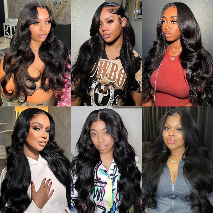 26 Inch Bundles Human Hair Body Wave 12A Brazilian Virgin Human Hair 1 Bundle 100% Unprocessed Quick Weave Hair Extensions Natural Black