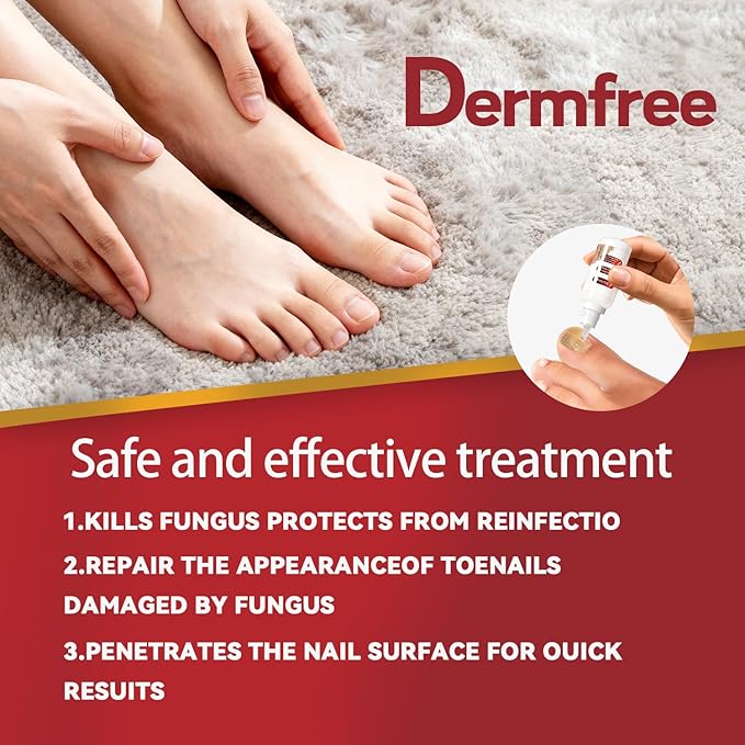 Fungi Nail Toenail Treatment Extra Strength,Toenail Renewal Serum, Nail Conditioning Solution for Thick&Discolored Nails, Quick-Dry Dropper, Safely & Gently for Healthier Nails,