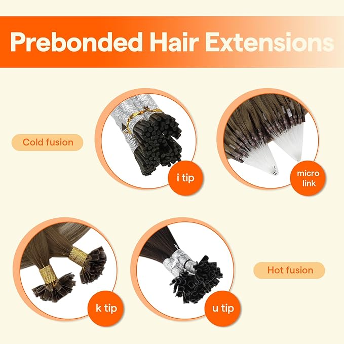 Full Shine U Tip Hair Extensions Real Human Hair Color 2 Darkest Brown Ombre to 60 Blonde and 2 Brown Ktip Human Hair Extensions 20 Inch Straight Remy Hair 50 Grams Fusion Extensions